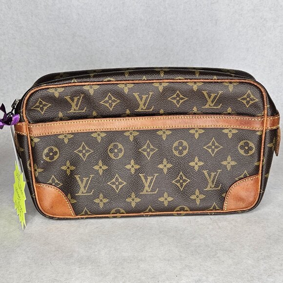 Vintage Louis Vuitton Monogram Toiletry 29 Pouch Pochette Bag Clutch - Picture 1 of 12